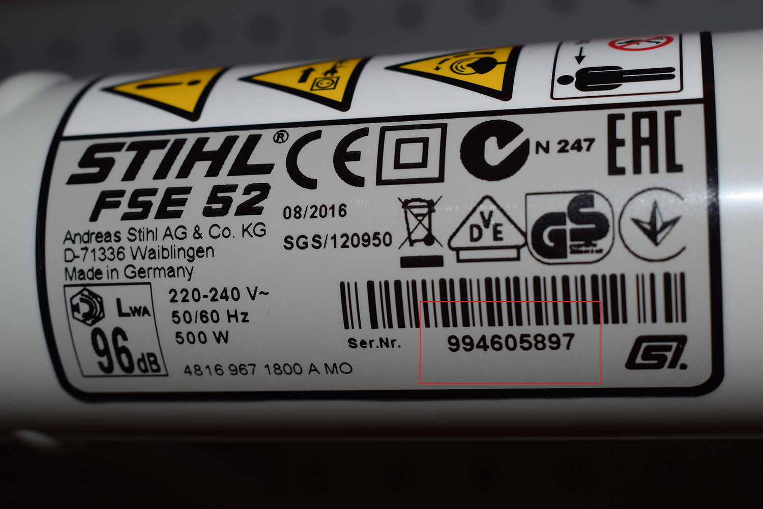 STIHL Register your product