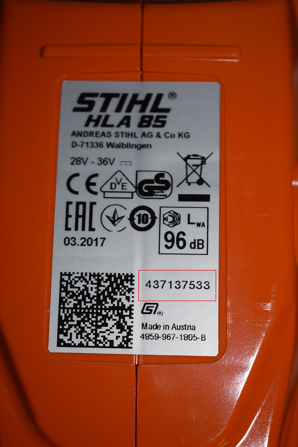 Stihl serial number search gaseoffice