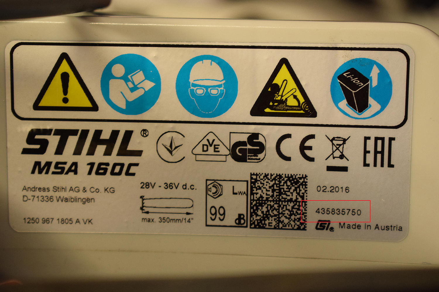 STIHL Register your product